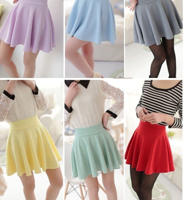2023 Spring and Summer Womens Hot Candy-colored Elegant Sun Skirt Korean-style Classic All-match All Seasons Half-length White - Image 4