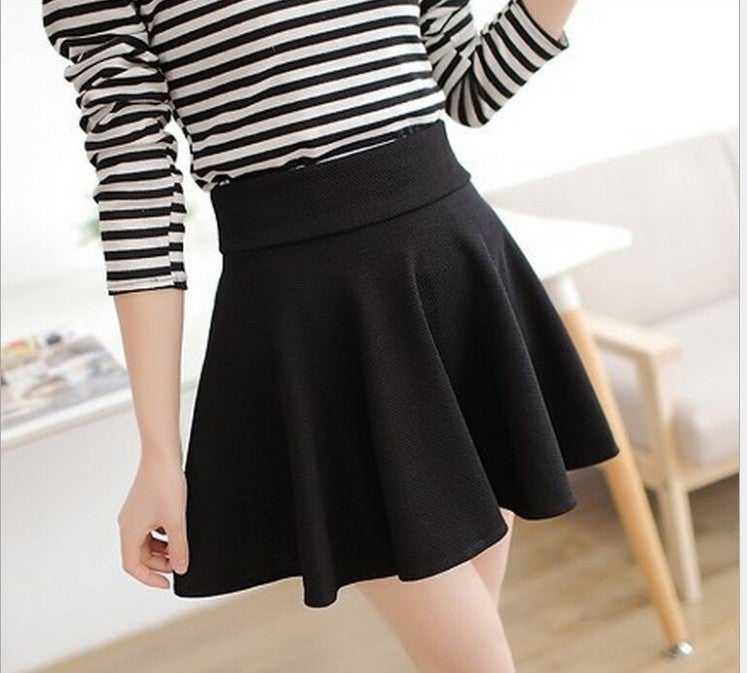 2023 Spring and Summer Womens Hot Candy-colored Elegant Sun Skirt Korean-style Classic All-match All Seasons Half-length White - Image 2
