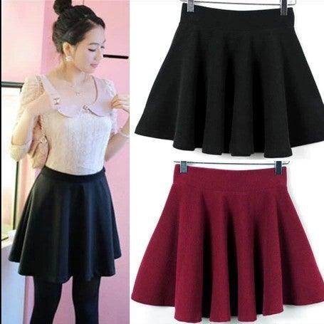 2023 Spring and Summer Womens Hot Candy-colored Elegant Sun Skirt Korean-style Classic All-match All Seasons Half-length White - Image 5