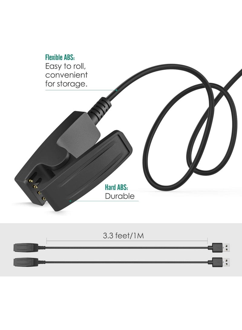 Arabest Charger for Garmin Forerunner 235/35/ 35J/ 64/230/ 630/645/ 645 Music/ 735XT/ Vivomove HR/Approach S20/ G10/ Lily Watches £¬Smart Watch Replacement Charger Charging Clip Sync Data Cable  - Image 4