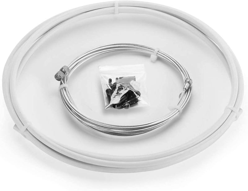 Chooee Universal Bicycle Brake Cable Housing Kit for Mountain Bike or Road Bikes,Standard White - Image 1