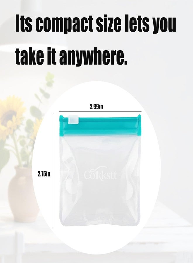 Cotkkstt 84 Pcs Reusable Travel Pill Bags for Medicine - 7 Colors Small Ziplock Pouches for Daily Vitamin Supplements - Portable Plastic Storage Packet Container for Purse Pocket | by Cotkkstt - Image 2
