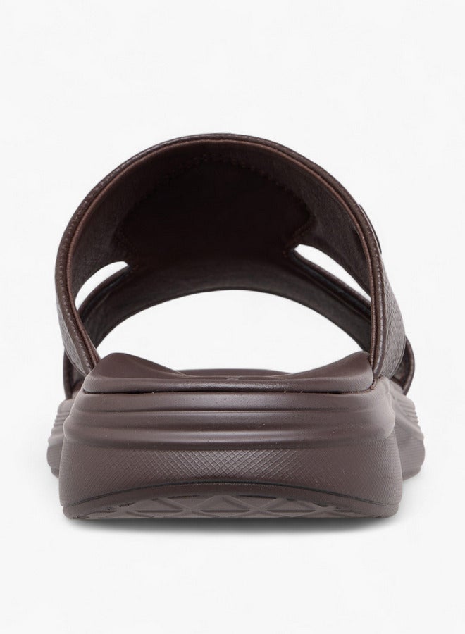 Le Confort Men Cutout Detail Slip-On Comfort Sandals  - Image 5