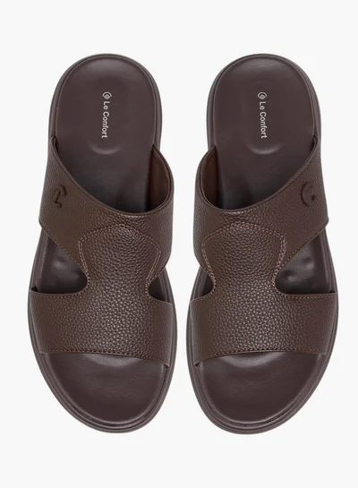Le Confort Men Cutout Detail Slip-On Comfort Sandals