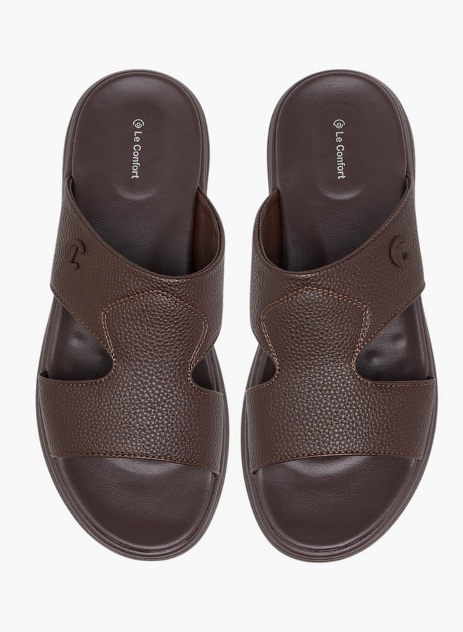 Le Confort Men Cutout Detail Slip-On Comfort Sandals  - Image 1