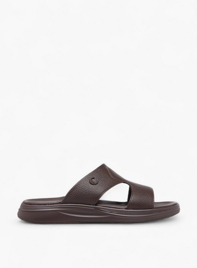 Le Confort Men Cutout Detail Slip-On Comfort Sandals  - Image 3