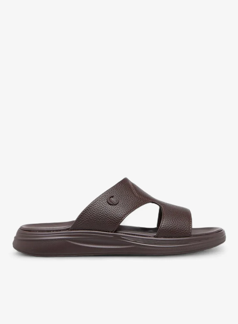 Le Confort Men Cutout Detail Slip-On Comfort Sandals