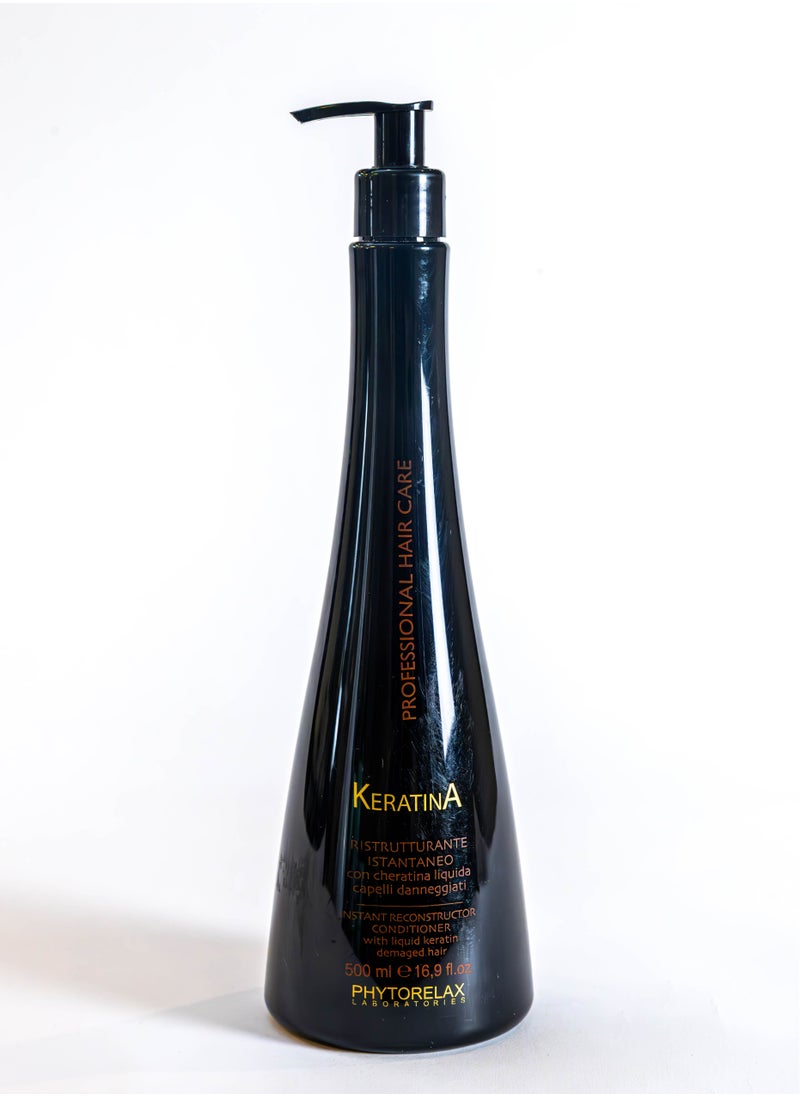 Phytorelax - Phytorelax Keratin Conditioner - For Repair, Smoothing, and Deep Hydration, 500 ml - Image 1