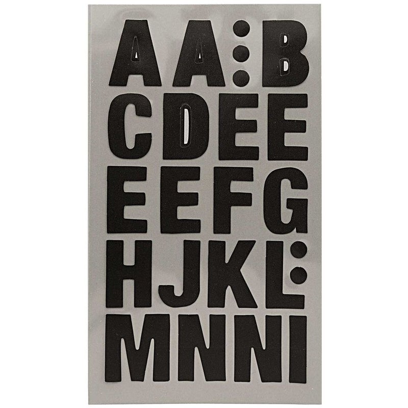 RICO DESIGN Stickers - Black Letters