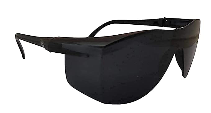 Sunshades Bhavya Optic® Safety Black Color Dark Glasses Anti-Splash, Anti Droplet, Impact-Resistant, Dust-Proof, Wind-Proof Goggles with Pouch & Cleaning Cloth (Free Size) (1) - Image 3