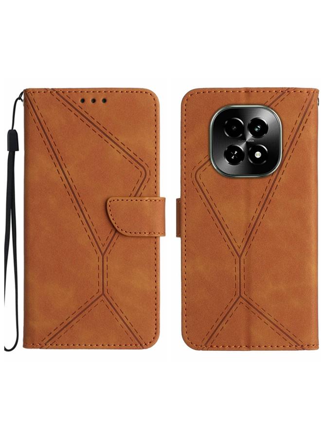 S-TOP Case For Realme C63 5G Stitching Embossed Leather Phone Case - Image 1