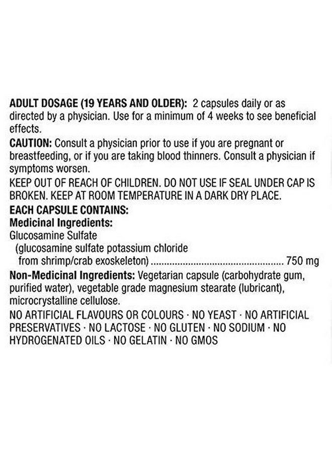 Kirkland Signature - Glucosamine Sulfate 750 Mg 420 Vegetarian Capsules 1 - Image 1