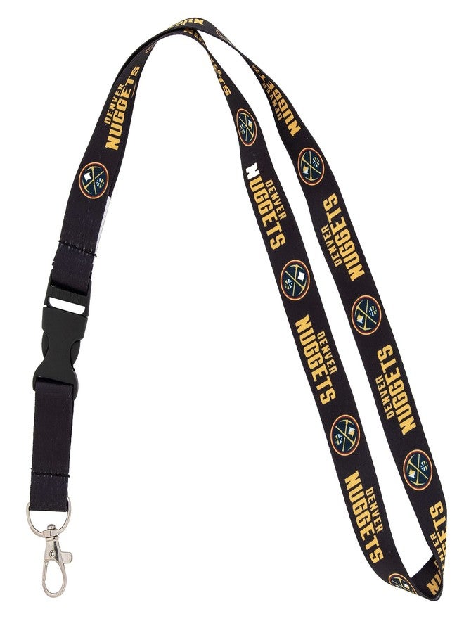 Desert Cactus Denver Nuggets Lanyard Keychain Detachable NBA Breakaway Snap Buckle National Basketball Association Car Keys ID Badge Holder (Lanyard 1) - Image 1