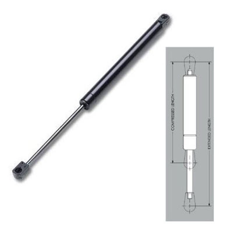 Suspa C16-02648 C1602648 17" Gas Prop, Quantity (2), Force is 35 Lbs Per Prop, Force Per Set is 70 Lbs, Camper Rear Window, Tonneau Cover Lift Supports, Window Lift Support, Struts, Made in USA - Image 5