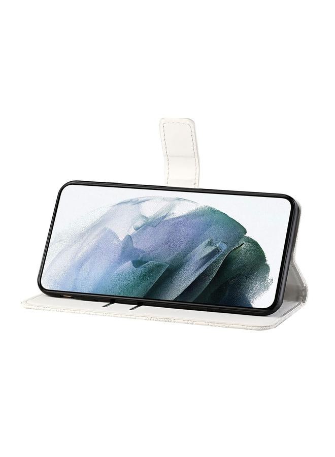 اس-توب جراب لهاتف OPPO Reno5 5G، جراب هاتف جلدي منقوش بنمط عرقي - Image 4