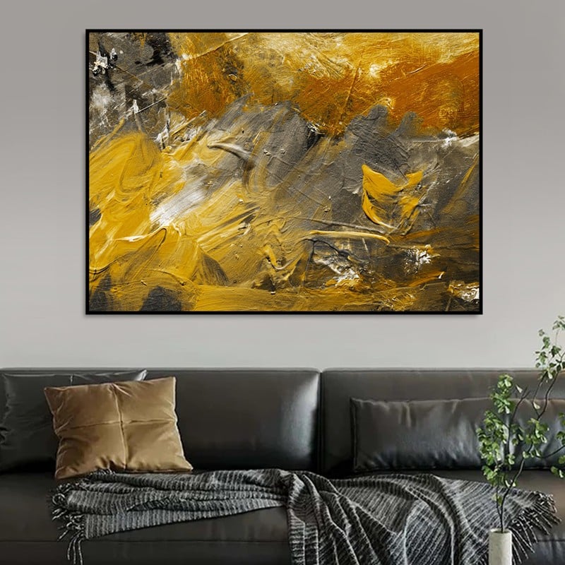 Marktna Canvas painting with a fine art design and a hollow frame, measuring (70×50), one piece - Image 3