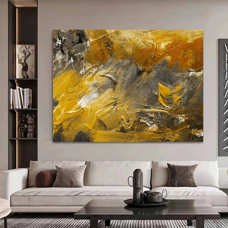 Marktna Canvas painting with a fine art design and a hollow frame, measuring (70×50), one piece - Image 2