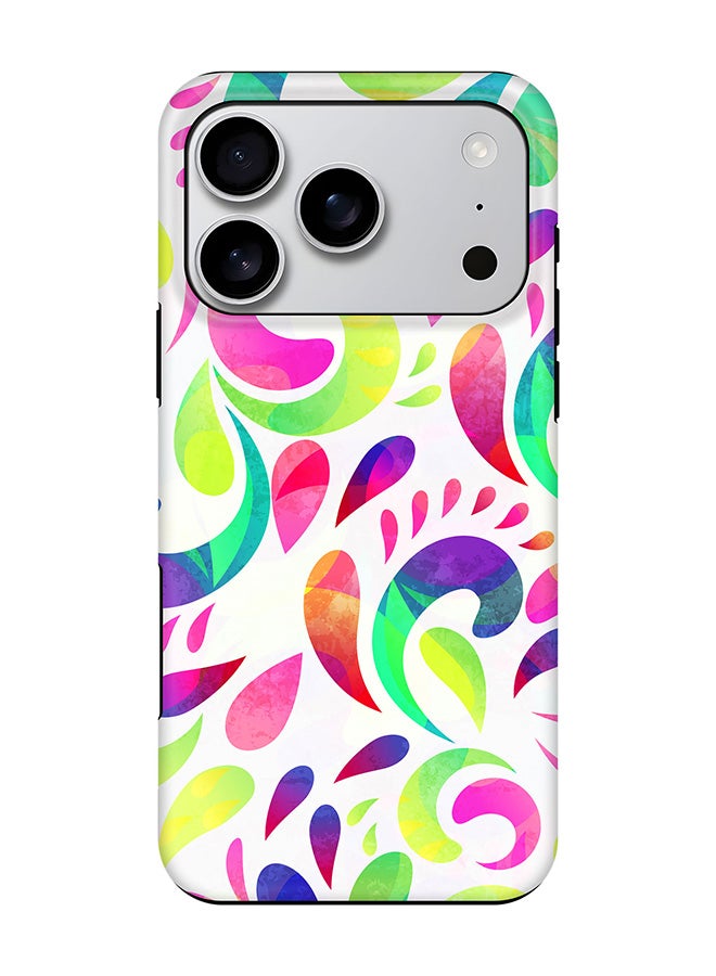 Stylizedd Tough Pro Magnetic Case for iPhone 17 Pro, Dual Layer hybrid PC + TPU Mobile Cover Matte - Floral Blast