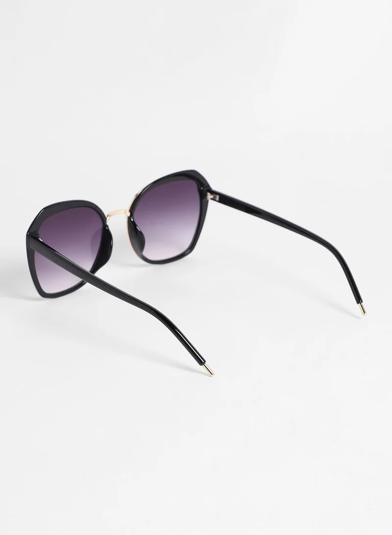 Haute Sauce Women Gradient Oversized Sunglasses