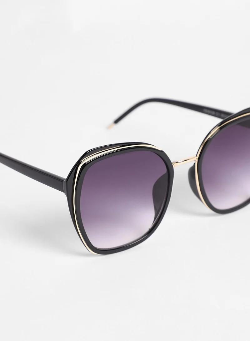 Haute Sauce Women Gradient Oversized Sunglasses
