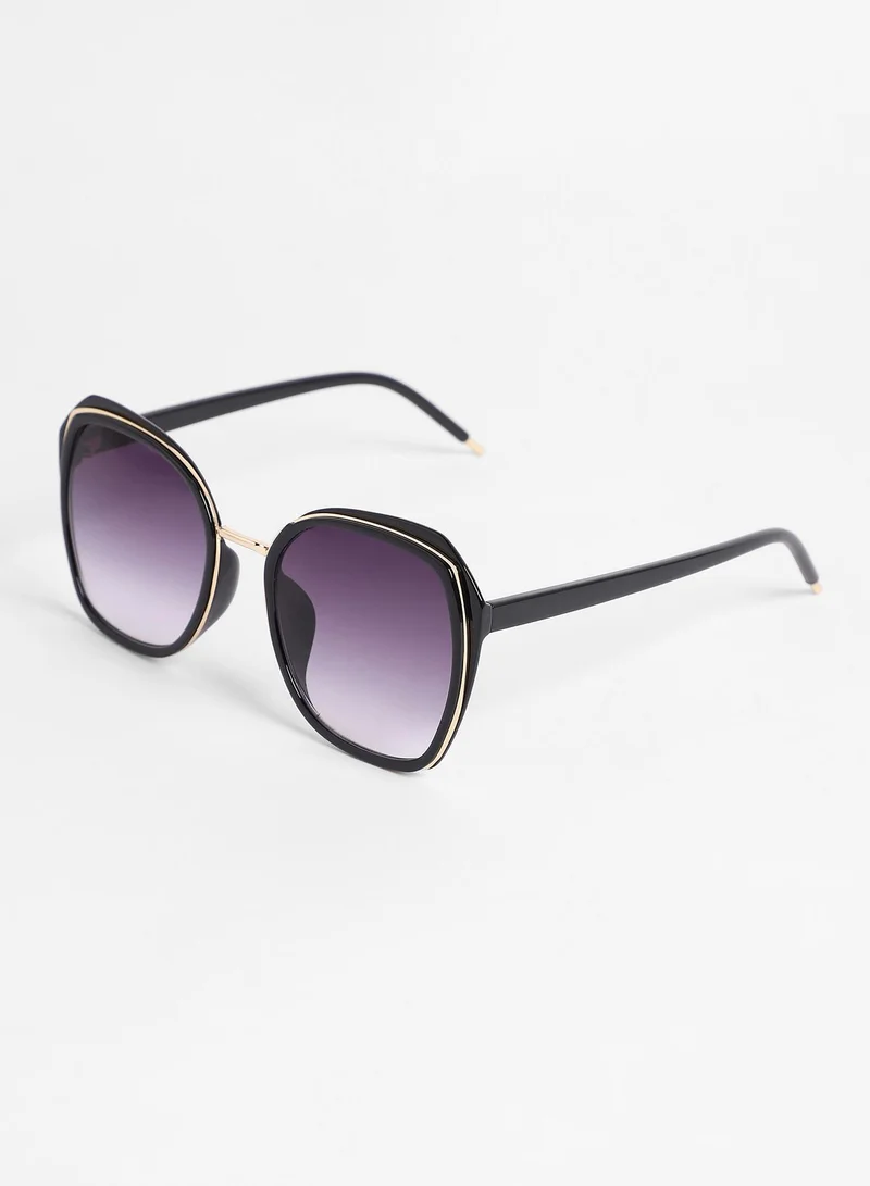 Haute Sauce Women Gradient Oversized Sunglasses