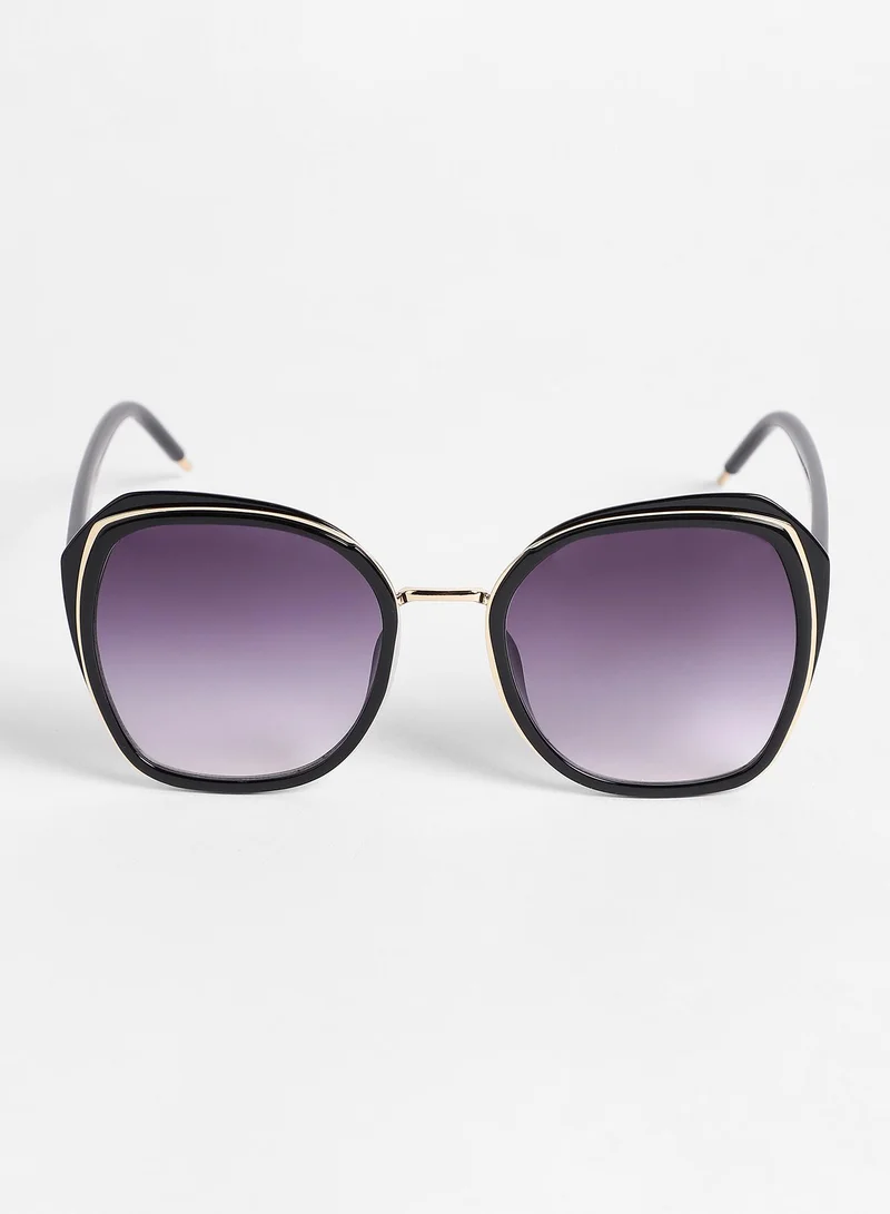 Haute Sauce Women Gradient Oversized Sunglasses