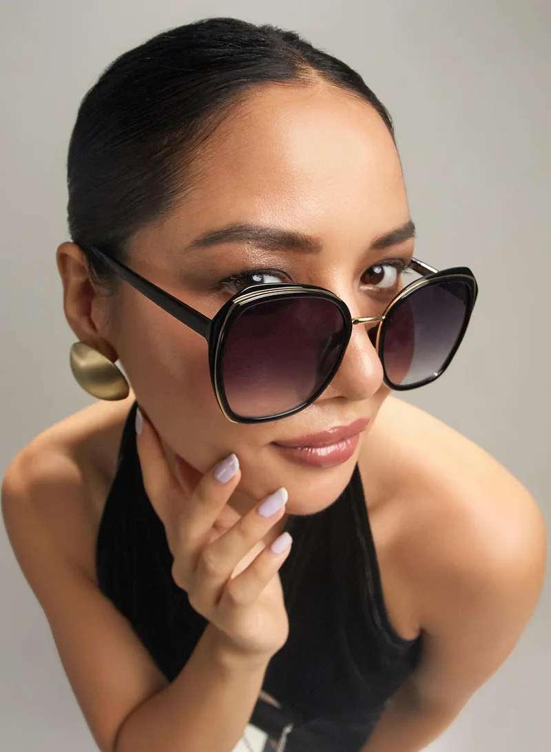 Haute Sauce Women Gradient Oversized Sunglasses