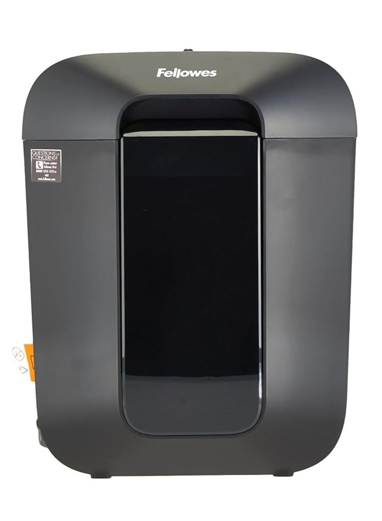 Fellowes Lx50 Cross Cut 9 Sheet Shredder - Black - Image 2