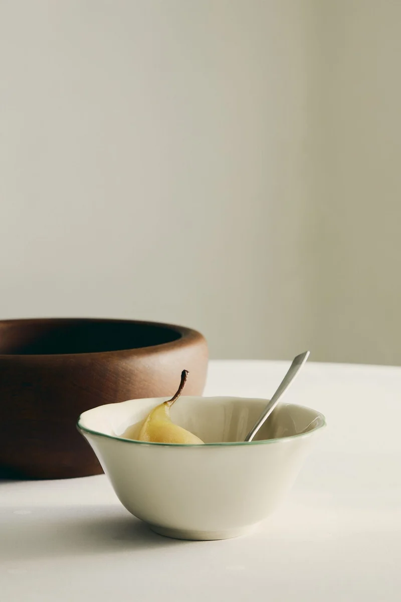 اتش اند ام سلطانية من الخزف- عبوة من قطعتين