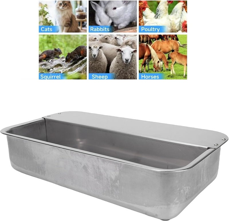 Sorandy Automatic Water Dispenser for Dogs, 304 Stainless Steel Thickened Dog Water Bowl Dispenser, Auto Filling Wide Drinking Waterer Feeder for Farm Chicken Pets Indoor Outdoor - Image 2