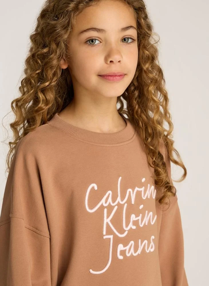 Calvin Klein Jeans Youth Graphic Logo Sweatshirt