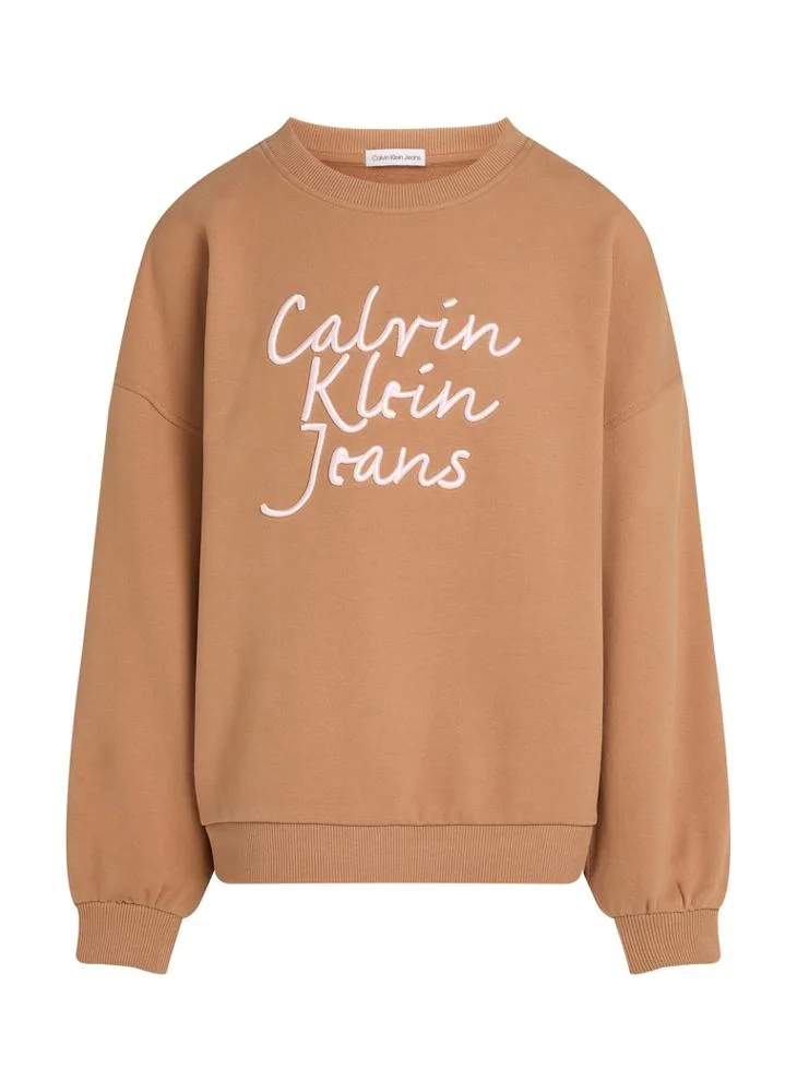 Calvin Klein Jeans Youth Graphic Logo Sweatshirt