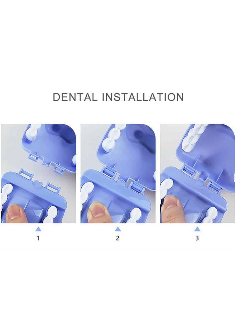 Generic - 9Pcs/Set Kids Brushing Game Educational Dental Scene Toys Teeth Model Preschool Teaching Learning Toy Doctor Playset for Toddlers Costume Role Play - Image 1