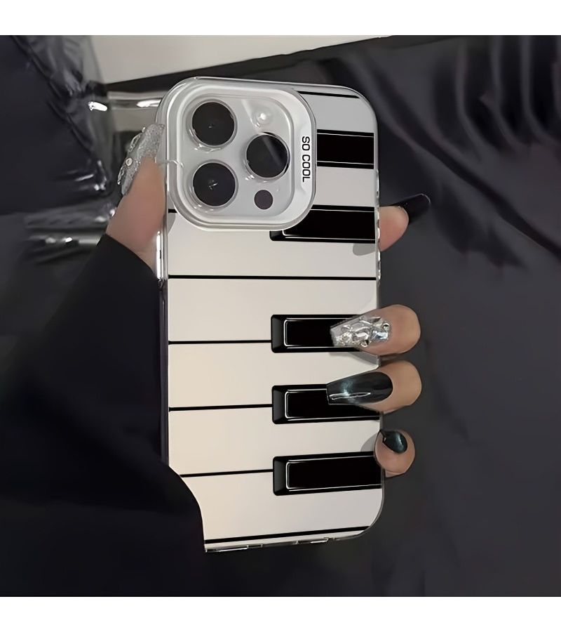 White Piano Phone Case for iPhone 16 Pro All Models - Image 5