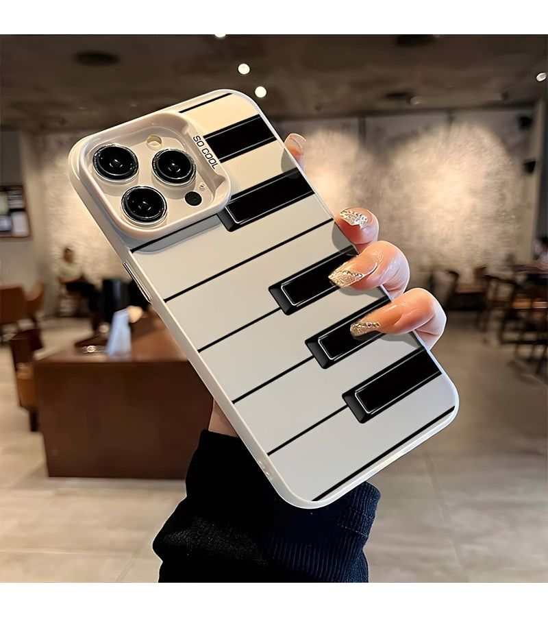 White Piano Phone Case for iPhone 16 Pro All Models - Image 4