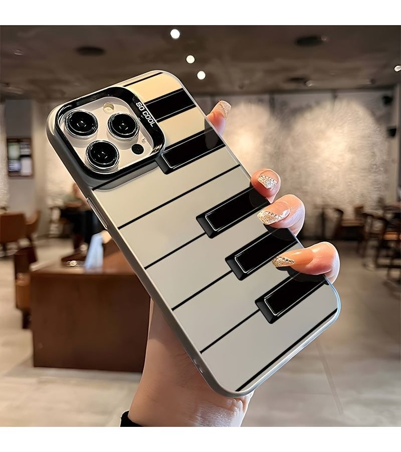 White Piano Phone Case for iPhone 16 Pro All Models - Image 3