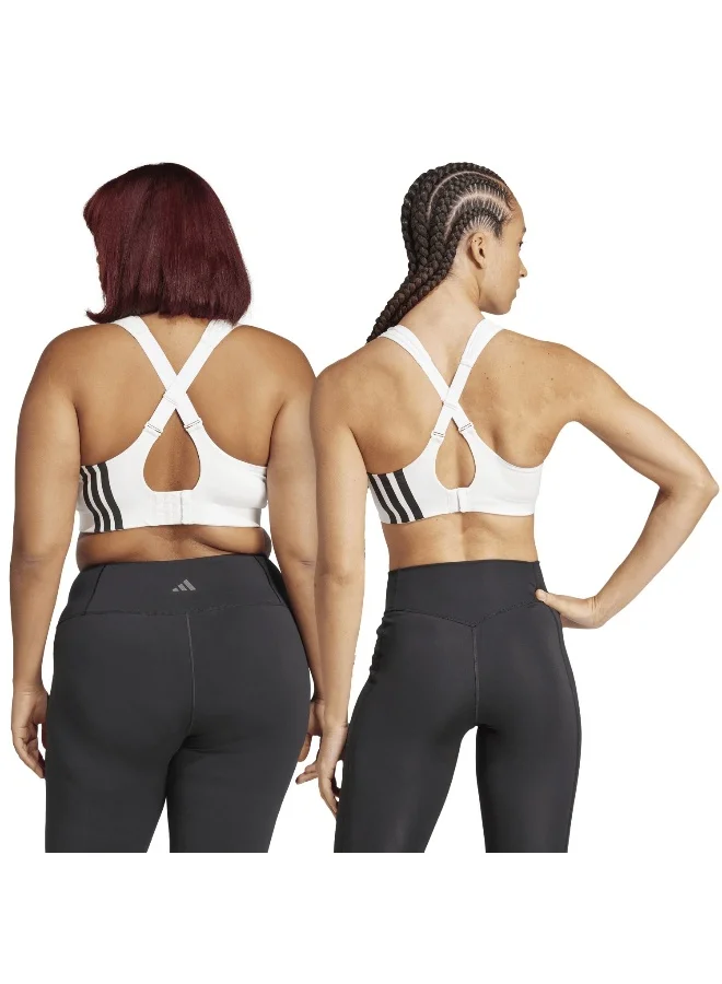 Adidas WHITE Tlrd Impact Training High Support Bra for Women | Best Price UAE