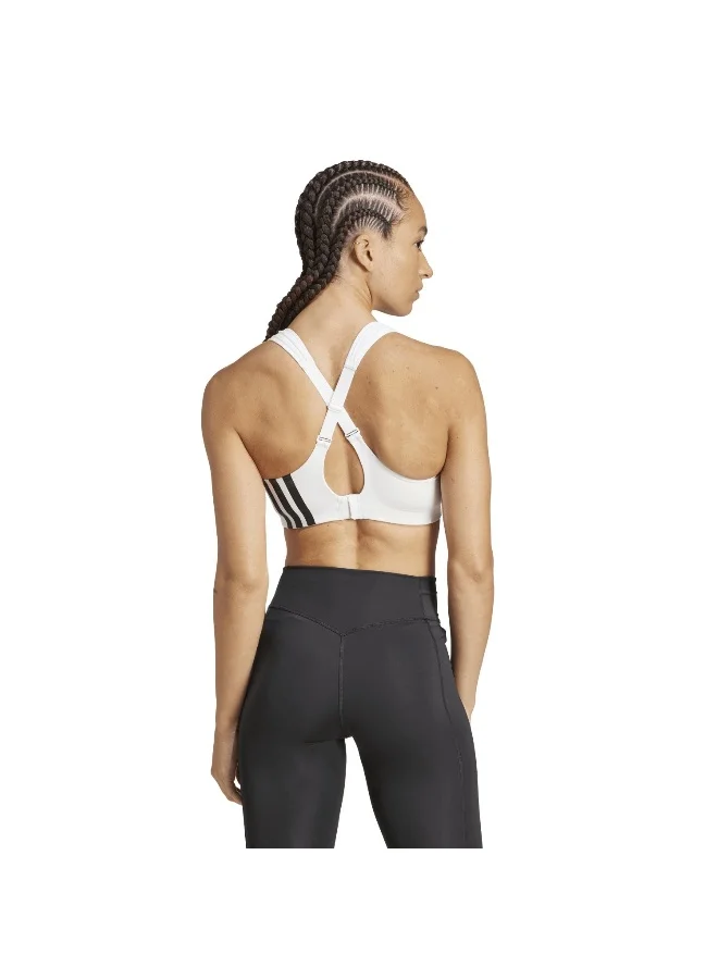 Adidas WHITE Tlrd Impact Training High Support Bra for Women | Best Price UAE