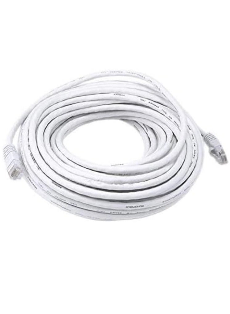Network Lan Internet Router Cable Patch PC Modem Lead White - Image 2