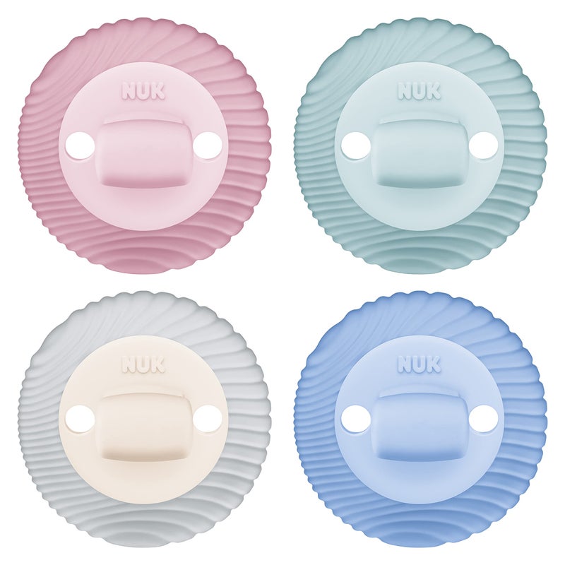 NUK Comfy Duet 100% Silicone Soother 2-in-1 Pacifier and Teether - Image 1