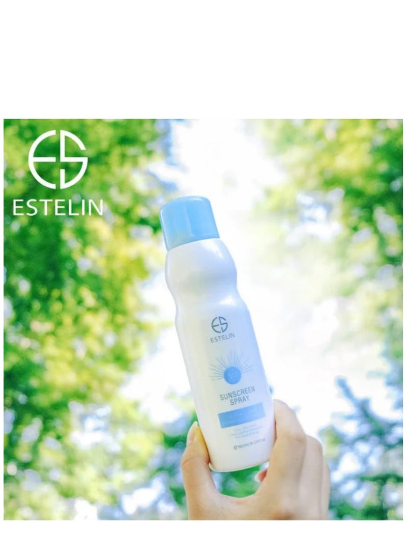 ESTELIN - Estelin Ultra Light Hydrates & Whitening Sunscreen Spray SPF50 PA+++-180ml - Image 1