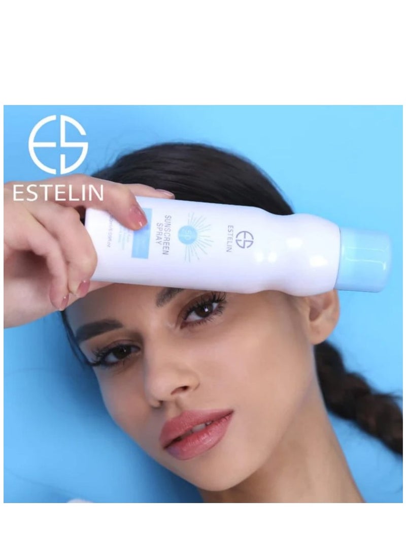 ESTELIN - Estelin Ultra Light Hydrates & Whitening Sunscreen Spray SPF50 PA+++-180ml - Image 1