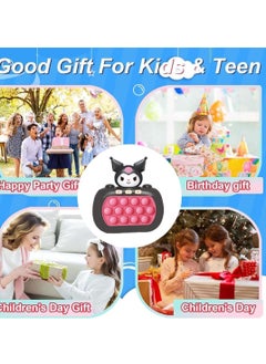 Generic Quick Push Bubble Game, Quick Push Bubbles Game Console, Decompression Machine Games, Mini-Handheld Fast Speed Push Game, Pop Puzzle Game, Gift For Boys, Girls (Kuromi)-Package Shape May Vary  - Image 4
