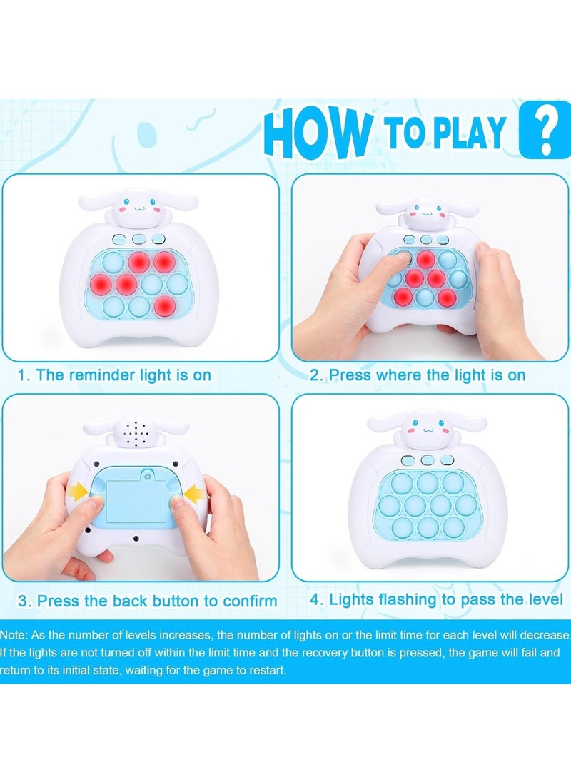 Generic - Quick Push Bubble Game, Quick Push Bubbles Game Console, Decompression Machine Games, Mini-Handheld Fast Speed Push Game, Pop Puzzle Game, Gift For Boys, Girls (Kuromi)-Package Shape May Vary - Image 1