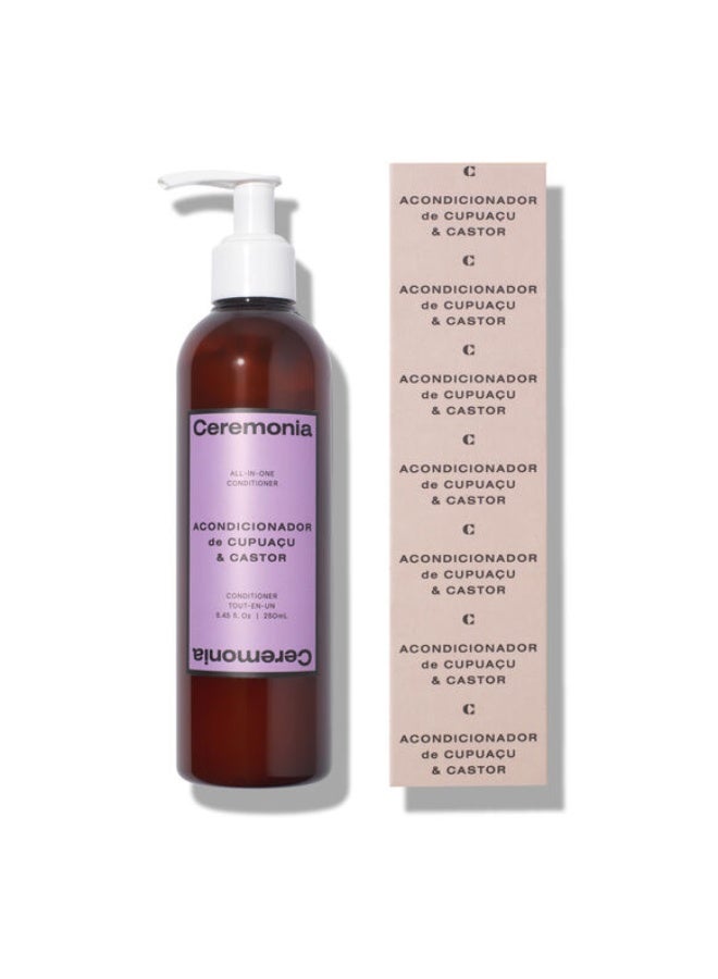 CEREMONIA بلسم سيريمونيا أكونديسيونادور دي كوبواسو والخروع 250 مل - Image 2