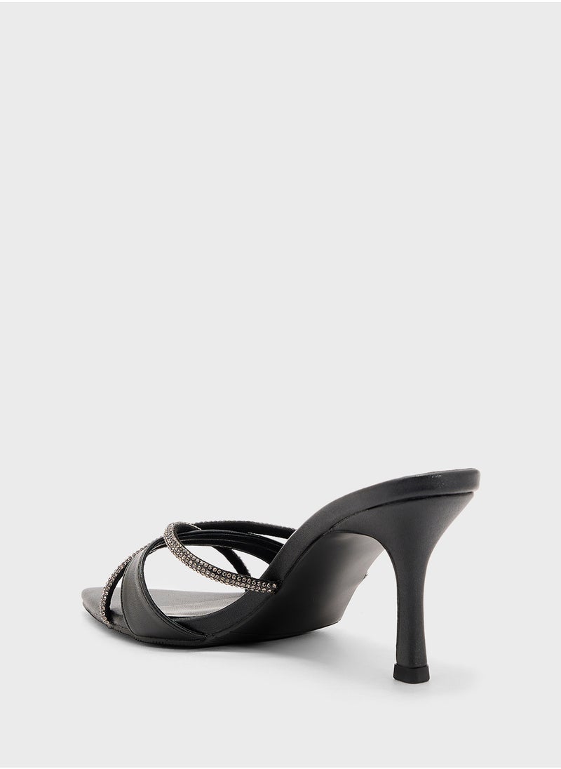 Ella Limited Edition Diamante Pointed Toe Sandal  - Image 3