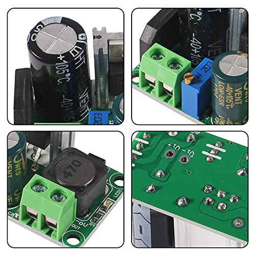 UMLIFE 4PCS AC/DC to DC Step Down Buck Converter AC 5-30V DC 5-48V 24V 36V 48V to DC 2.5-35V 12V Voltage Regulator Board 2A Adjustable Volt Power Supply Module - Image 2