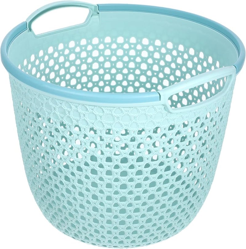 سلة غسيل محمولة كبيرة بمقبض خفيفة الوزن من مادة البولي بروبيلين لحفظ الملابس في الحمام - Image 2