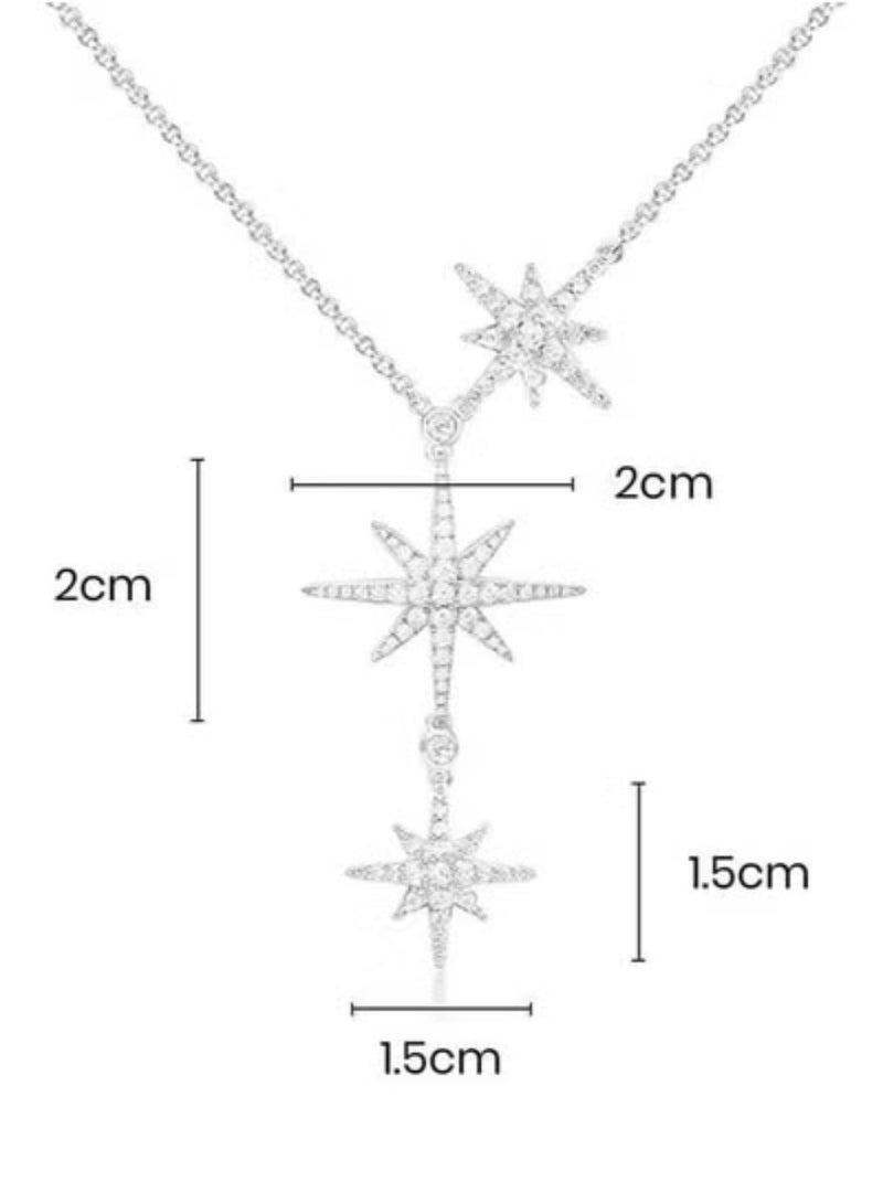 MONACO APM Triple Meteorites Adjustable Necklace for Women AC3350OX - Image 4
