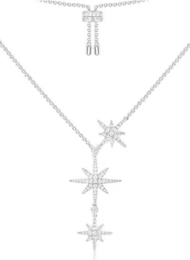 MONACO APM Triple Meteorites Adjustable Necklace for Women AC3350OX - Image 1